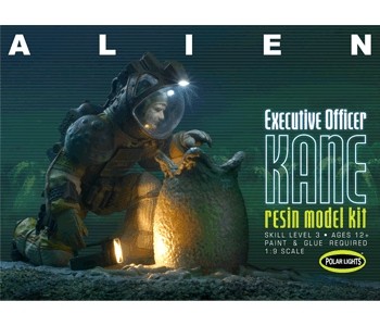 Executive Officer Kane Figure w/Chest-Burster Egg & Base from Alien Movie (Resin)